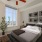 spacious bedroom with downtown austin views at norhtshore