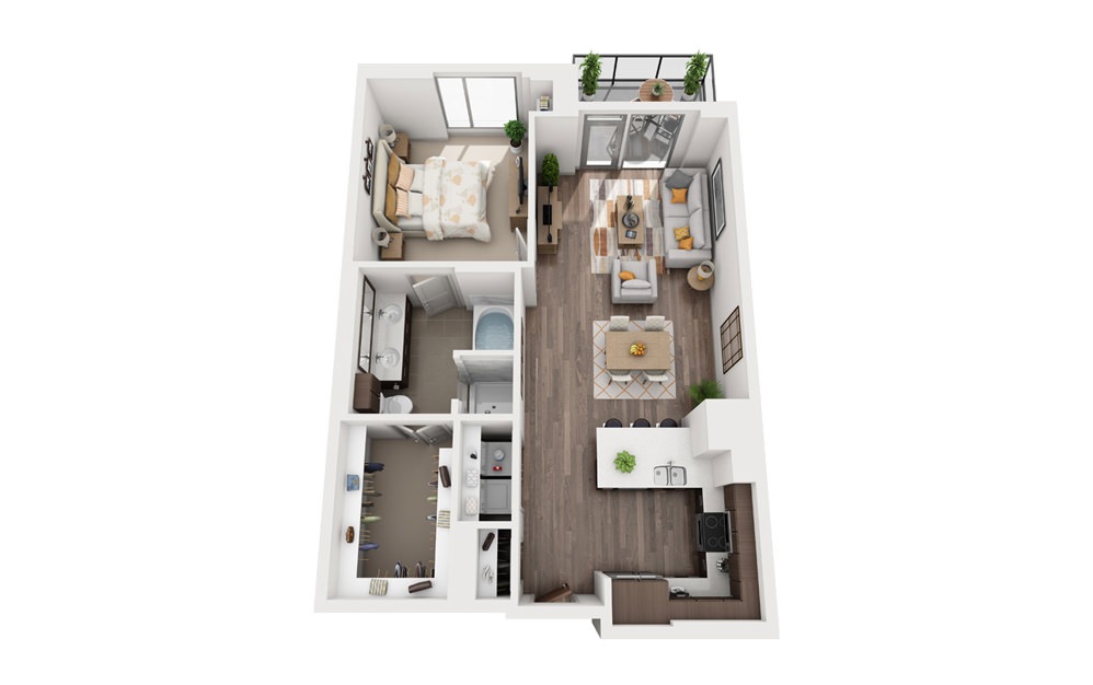 1O - 1 bedroom floorplan layout with 1 bath and 865 square feet. 1O - 1 bedroom floorplan layout with 1 bath and 865 square feet.