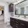 Double vanity sink in bathroom in Austin Apartment
